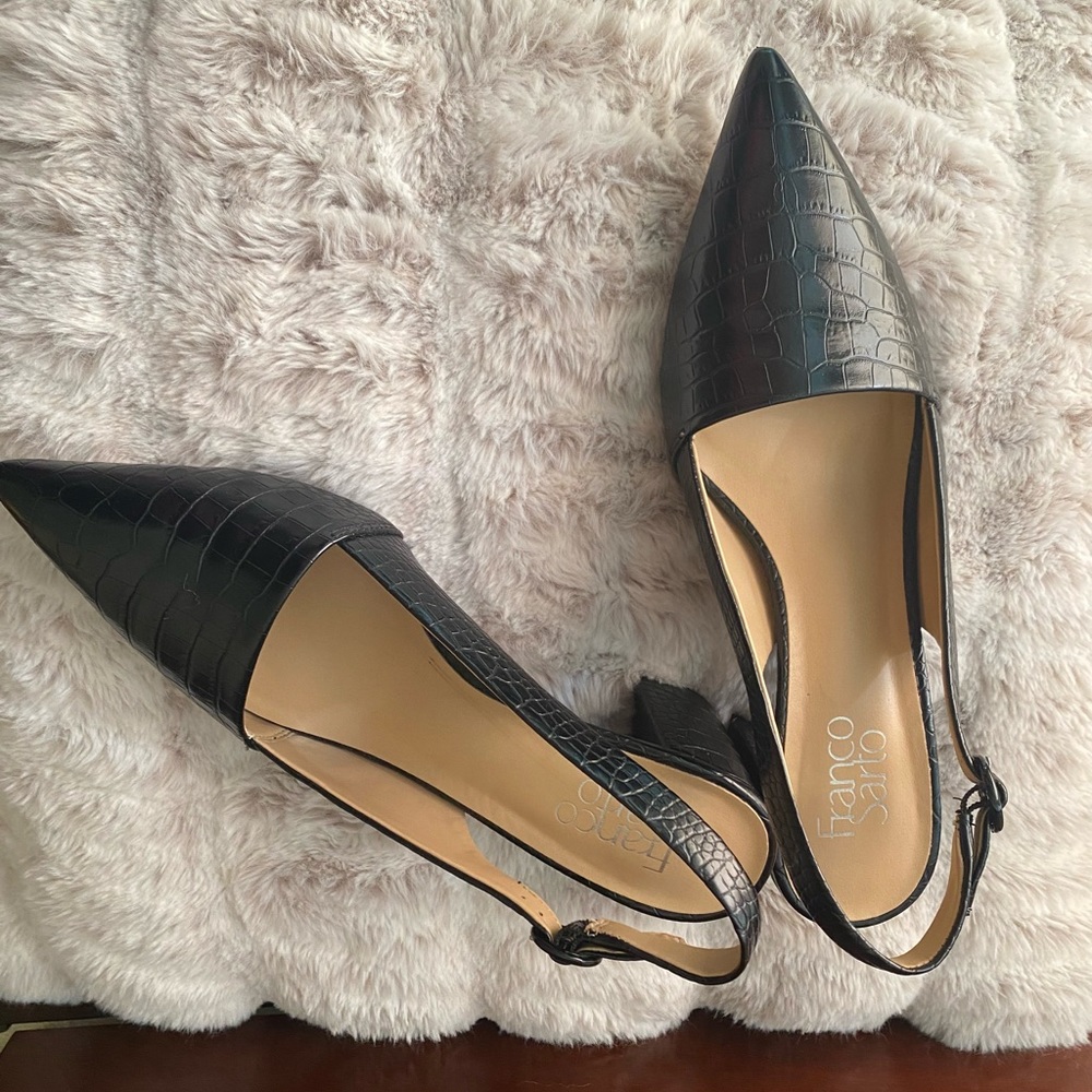 Franco Sarto Slingback Block Heels